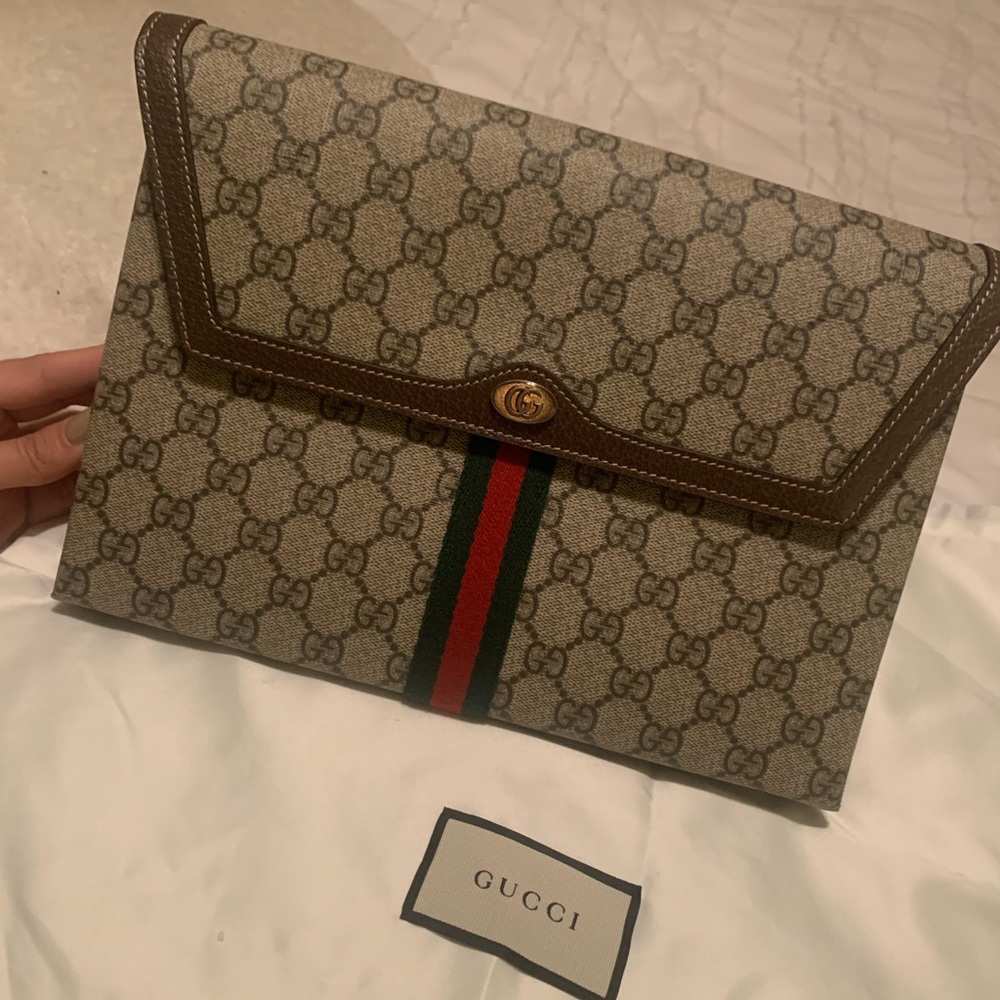 Gucci pouch clutch bag  (one of a kind)